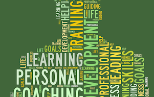 Wordle of coaching outcomes